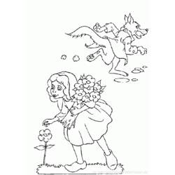 ぬりえページ: 赤頭巾ちゃん (漫画) #49193 - 無料の印刷可能なぬりえページ