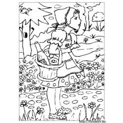 ぬりえページ: 赤頭巾ちゃん (漫画) #49240 - 無料の印刷可能なぬりえページ