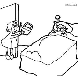ぬりえページ: 赤頭巾ちゃん (漫画) #49298 - 無料の印刷可能なぬりえページ