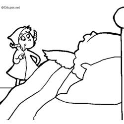 ぬりえページ: 赤頭巾ちゃん (漫画) #49299 - 無料の印刷可能なぬりえページ