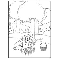 ぬりえページ: 赤頭巾ちゃん (漫画) #49301 - 無料の印刷可能なぬりえページ