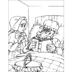 ぬりえページ: 赤頭巾ちゃん (漫画) #49350 - 無料の印刷可能なぬりえページ
