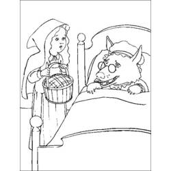 ぬりえページ: 赤頭巾ちゃん (漫画) #49365 - 無料の印刷可能なぬりえページ