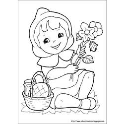 ぬりえページ: 赤頭巾ちゃん (漫画) #49370 - 無料の印刷可能なぬりえページ