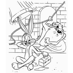 ぬりえページ: ルーニー・テューンズ (漫画) #39214 - 無料の印刷可能なぬりえページ
