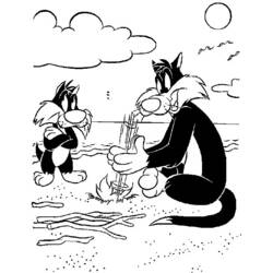 ぬりえページ: ルーニー・テューンズ (漫画) #39217 - 無料の印刷可能なぬりえページ