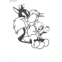 ぬりえページ: ルーニー・テューンズ (漫画) #39297 - 無料の印刷可能なぬりえページ