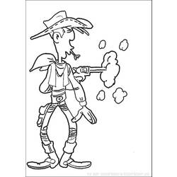 ぬりえページ: ラッキー・ルーク (漫画) #25510 - 無料の印刷可能なぬりえページ