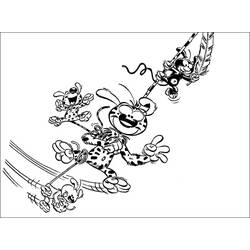 ぬりえページ: マルスピラミ (漫画) #50115 - 無料の印刷可能なぬりえページ