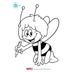 ぬりえページ: 蜂マヤ (漫画) #28213 - 無料の印刷可能なぬりえページ