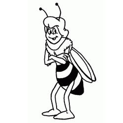ぬりえページ: 蜂マヤ (漫画) #28218 - 無料の印刷可能なぬりえページ