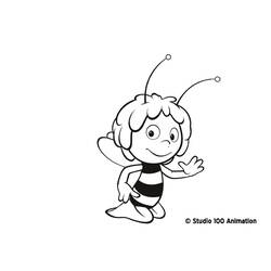 ぬりえページ: 蜂マヤ (漫画) #28221 - 無料の印刷可能なぬりえページ