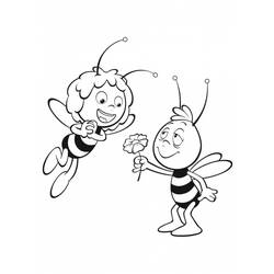 ぬりえページ: 蜂マヤ (漫画) #28248 - 無料の印刷可能なぬりえページ