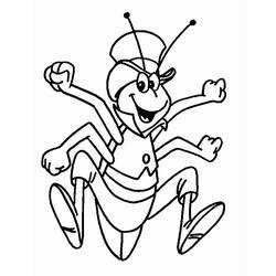 ぬりえページ: 蜂マヤ (漫画) #28253 - 無料の印刷可能なぬりえページ