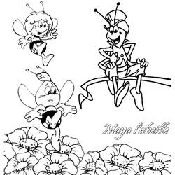ぬりえページ: 蜂マヤ (漫画) #28255 - 無料の印刷可能なぬりえページ