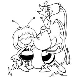 ぬりえページ: 蜂マヤ (漫画) #28262 - 無料の印刷可能なぬりえページ