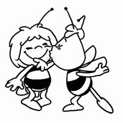 ぬりえページ: 蜂マヤ (漫画) #28263 - 無料の印刷可能なぬりえページ