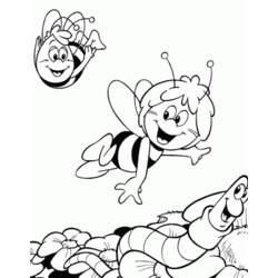 ぬりえページ: 蜂マヤ (漫画) #28268 - 無料の印刷可能なぬりえページ