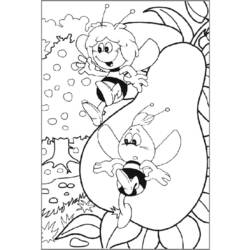 ぬりえページ: 蜂マヤ (漫画) #28280 - 無料の印刷可能なぬりえページ