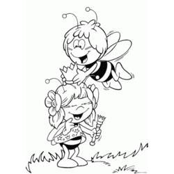 ぬりえページ: 蜂マヤ (漫画) #28282 - 無料の印刷可能なぬりえページ