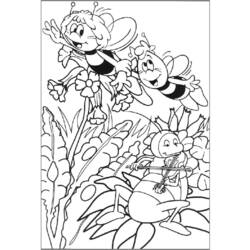 ぬりえページ: 蜂マヤ (漫画) #28295 - 無料の印刷可能なぬりえページ