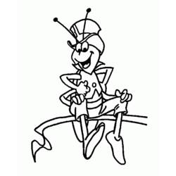 ぬりえページ: 蜂マヤ (漫画) #28301 - 無料の印刷可能なぬりえページ