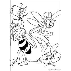 ぬりえページ: 蜂マヤ (漫画) #28313 - 無料の印刷可能なぬりえページ