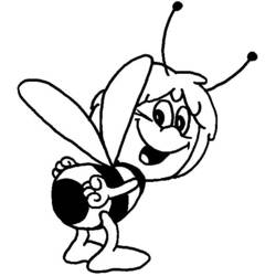 ぬりえページ: 蜂マヤ (漫画) #28326 - 無料の印刷可能なぬりえページ