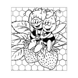 ぬりえページ: 蜂マヤ (漫画) #28346 - 無料の印刷可能なぬりえページ