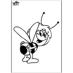 ぬりえページ: 蜂マヤ (漫画) #28349 - 無料の印刷可能なぬりえページ