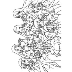 ぬりえページ: ぴちぴちピッチ：マーメイドメロディー (漫画) #53763 - 無料の印刷可能なぬりえページ