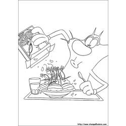 ぬりえページ: オギー＆コックローチ (漫画) #37858 - 無料の印刷可能なぬりえページ