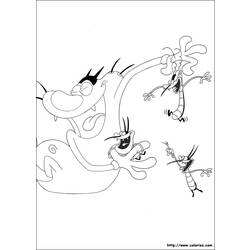 ぬりえページ: オギー＆コックローチ (漫画) #37865 - 無料の印刷可能なぬりえページ