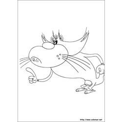 ぬりえページ: オギー＆コックローチ (漫画) #37883 - 無料の印刷可能なぬりえページ