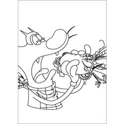 ぬりえページ: オギー＆コックローチ (漫画) #37957 - 無料の印刷可能なぬりえページ