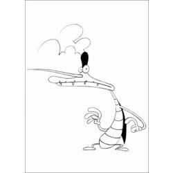 ぬりえページ: オギー＆コックローチ (漫画) #38000 - 無料の印刷可能なぬりえページ