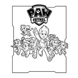 ぬりえページ: パウパトロール (漫画) #44239 - 無料の印刷可能なぬりえページ