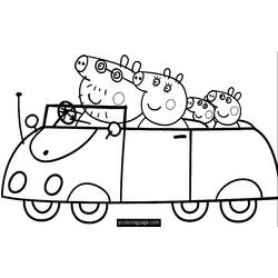 ぬりえページ: Peppa豚 (漫画) #43913 - 無料の印刷可能なぬりえページ