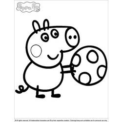 ぬりえページ: Peppa豚 (漫画) #43915 - 無料の印刷可能なぬりえページ