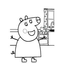 ぬりえページ: Peppa豚 (漫画) #43917 - 無料の印刷可能なぬりえページ