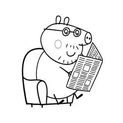 ぬりえページ: Peppa豚 (漫画) #43921 - 無料の印刷可能なぬりえページ