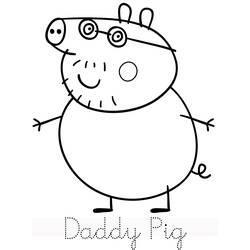 ぬりえページ: Peppa豚 (漫画) #43928 - 無料の印刷可能なぬりえページ