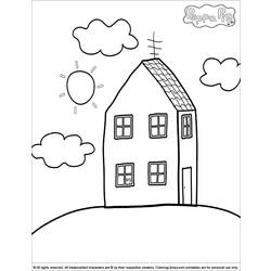 ぬりえページ: Peppa豚 (漫画) #43947 - 無料の印刷可能なぬりえページ
