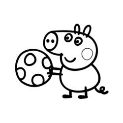 ぬりえページ: Peppa豚 (漫画) #43949 - 無料の印刷可能なぬりえページ