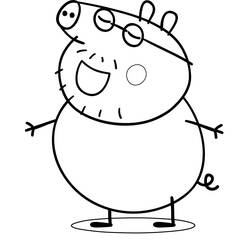 ぬりえページ: Peppa豚 (漫画) #43954 - 無料の印刷可能なぬりえページ