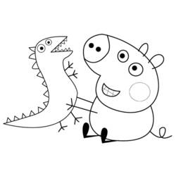ぬりえページ: Peppa豚 (漫画) #43961 - 無料の印刷可能なぬりえページ