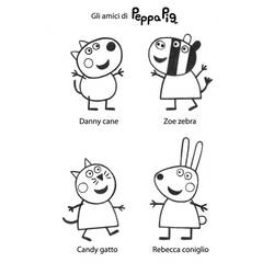 ぬりえページ: Peppa豚 (漫画) #43963 - 無料の印刷可能なぬりえページ