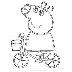 ぬりえページ: Peppa豚 (漫画) #43966 - 無料の印刷可能なぬりえページ