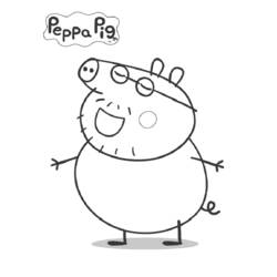 ぬりえページ: Peppa豚 (漫画) #43967 - 無料の印刷可能なぬりえページ