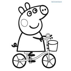 ぬりえページ: Peppa豚 (漫画) #43968 - 無料の印刷可能なぬりえページ